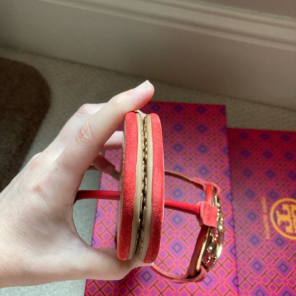 🌻HP🌻Tory Burch Metal Miller Nat Suede ✨🌟💫🌻 - Picture 9 of 16